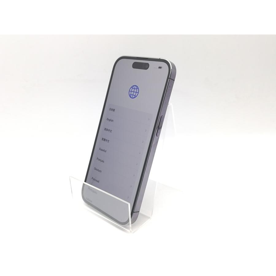 【中古】Apple docomo 【SIMフリー】 iPhone 14 Pro 512GB ディープパープル MQ283J/A【熊本】保証期間１ヶ月【ランクC】の画像
