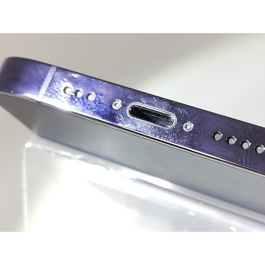【中古】Apple docomo 【SIMフリー】 iPhone 14 Pro 512GB ディープパープル MQ283J/A【熊本】保証期間１ヶ月【ランクC】の画像