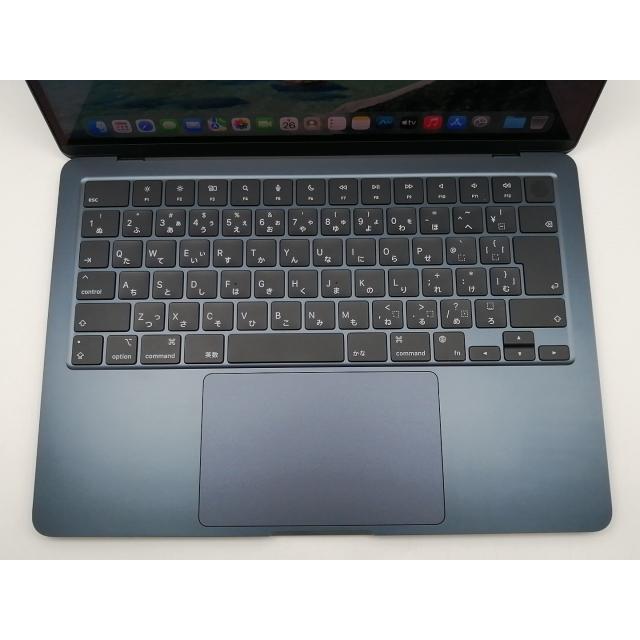 【中古】Apple MacBook Air 13インチ M3(CPU:8C/GPU:10C) 24GB/512GB ミッドナイト MC8Q4J/A (13インチ, M3, 2024)【博多】保証期間１ヶ月【ランクA】の画像