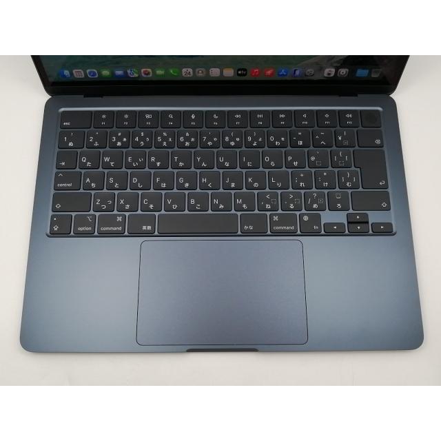 【中古】Apple MacBook Air 13インチ M2(CPU:8C/GPU:8C) 16GB/256GB ミッドナイト MC7X4J/A (M2,2022)【博多】保証期間１ヶ月【ランクA】の画像