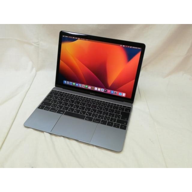 中古】Apple MacBook 12インチ CTO (Mid 2017) スペースグレイ Core i5 