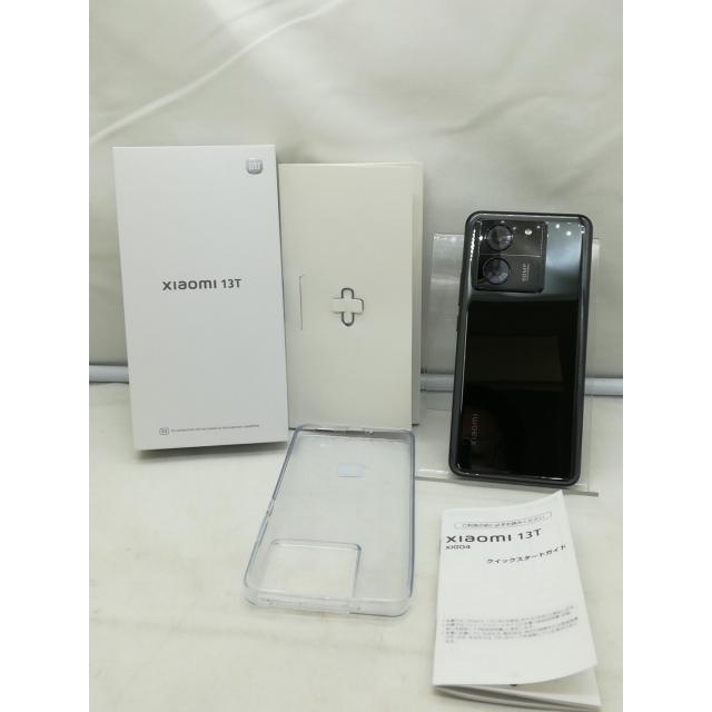 中古】Xiaomi au 【SIMフリー】 Xiaomi 13T 8GB 256GB ブラック XIG04