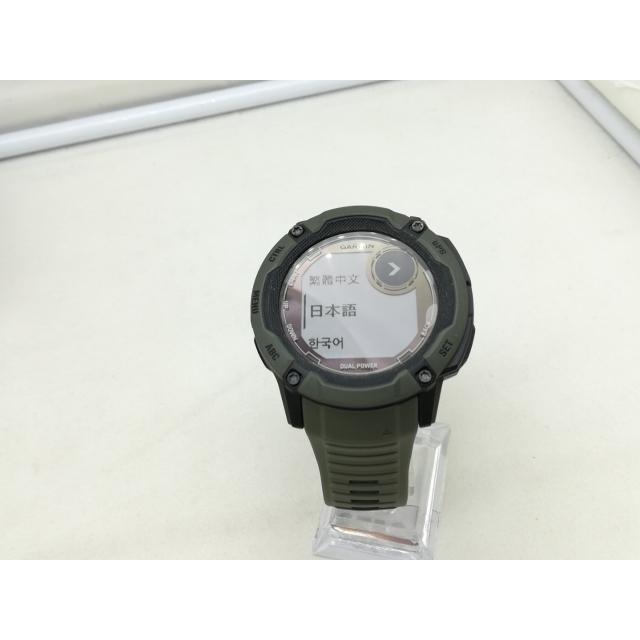 中古】Garmin Instinct 2X Dual Power 010-02805-52 Moss【川崎】保証 