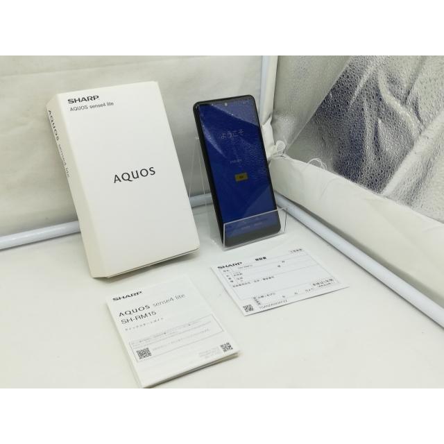 中古】SHARP 楽天モバイル 【SIMフリー】 AQUOS sense4 lite ブラック