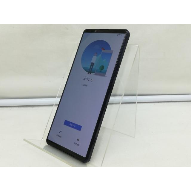 中古】SONY au 【SIMロック解除済み】 Xperia 1 III フロスト