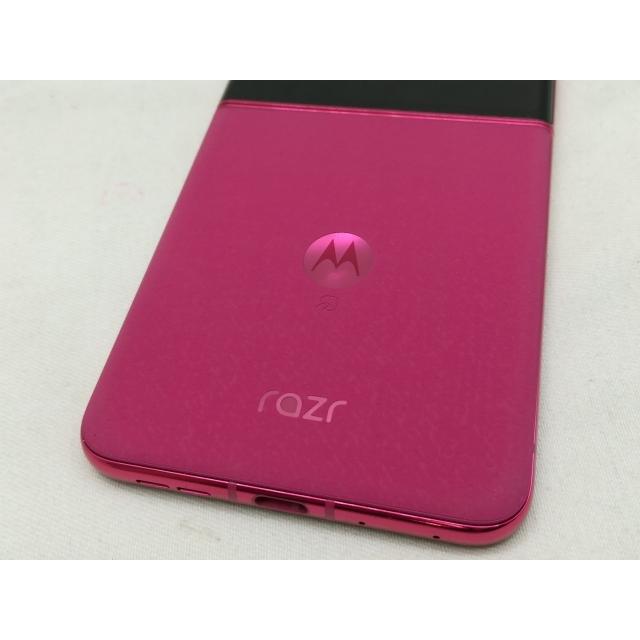 中古】MOTOROLA IIJmio 【SIMフリー】 razr 50 ultra ホット