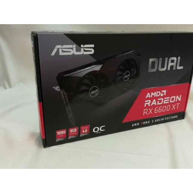 中古】ASUS DUAL-RX6600XT-O8G RX6600XT/8GB(GDDR6)【川崎】保証期間1