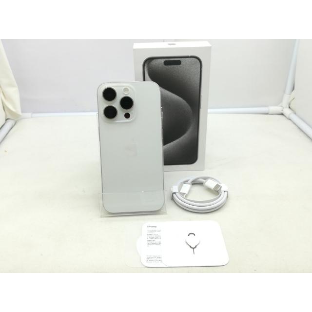 中古】Apple 国内版 【SIMフリー】 iPhone 15 Pro 256GB ホワイト