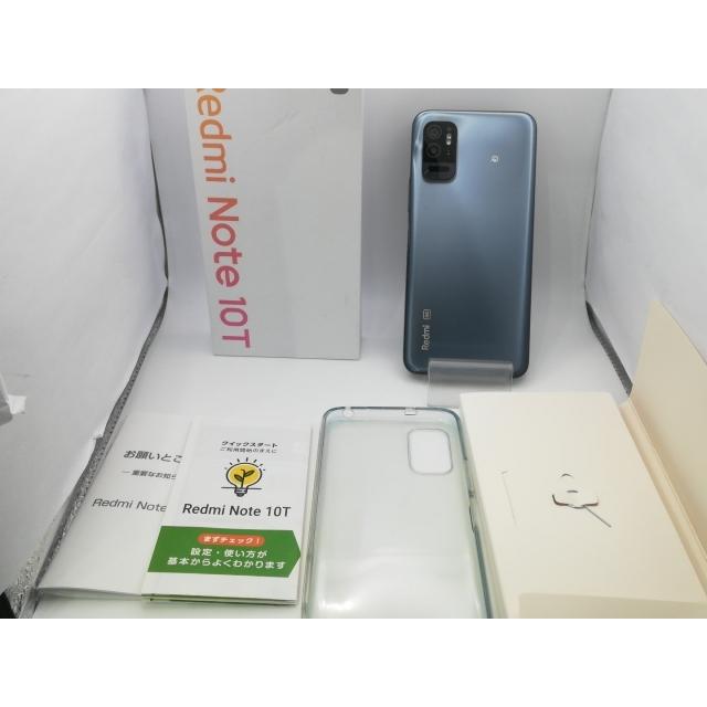 中古】Xiaomi SoftBank 【SIMフリー】 Redmi Note 10T アジュール