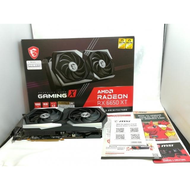 中古】MSI Radeon RX 6650 XT GAMING X 8G RX6650XT/8GB(GDDR6)【川崎