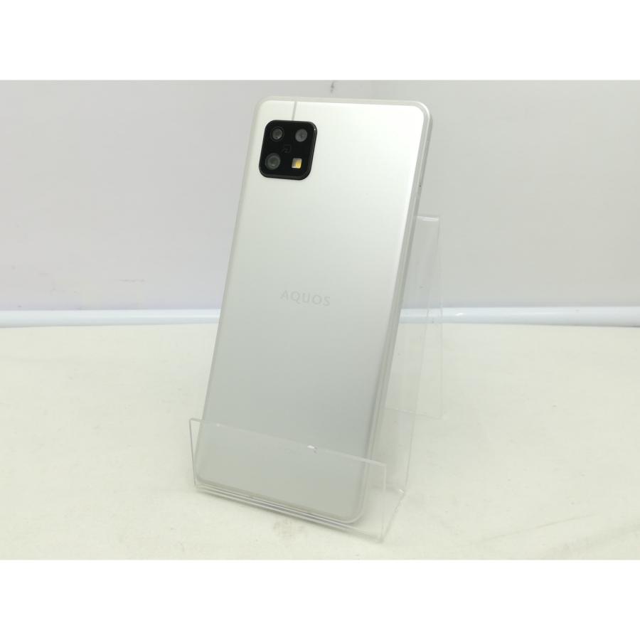 中古】SHARP OCN 【SIMフリー】 AQUOS Sense6 シルバー 6GB 128GB SH