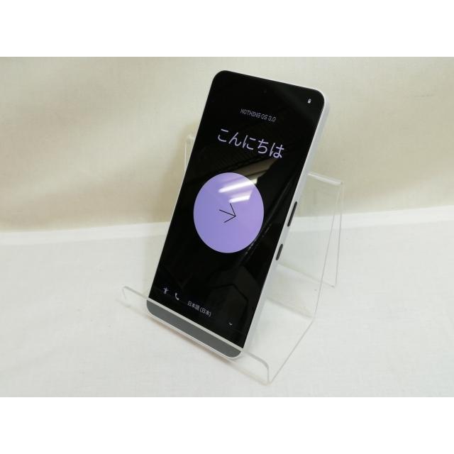 中古】NOTHING 国内版 【SIMフリー】 Nothing Phone (3a) ホワイト 8GB
