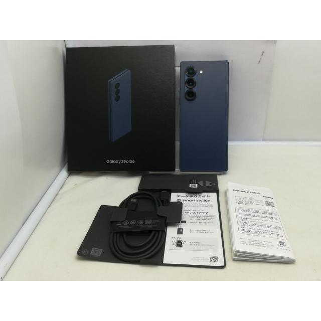 中古】SAMSUNG au 【SIMフリー】 Galaxy Z Fold6 ネイビー 12GB 256GB