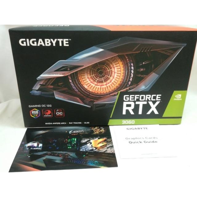 中古】GIGABYTE GeForce RTX 3060 GAMING OC 12G rev.1.0(GV