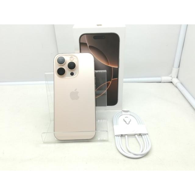 中古】Apple 国内版 【SIMフリー】 iPhone 16 Pro 128GB デザート