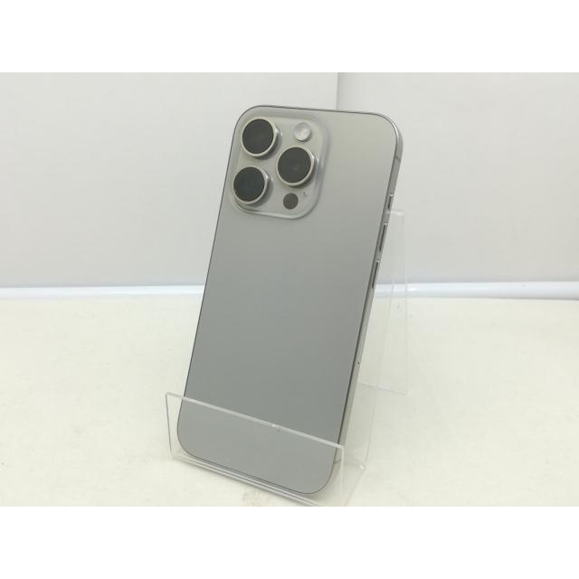 【中古】Apple 国内版 【SIMフリー】 iPhone 15 Pro 256GB ナチュラルチタニウム MTUF3J/A【川崎】保証期間１ヶ月【ランクA】の画像