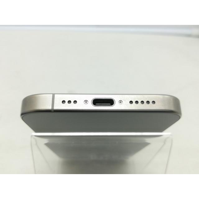【中古】Apple 国内版 【SIMフリー】 iPhone 15 Pro 256GB ナチュラルチタニウム MTUF3J/A【川崎】保証期間１ヶ月【ランクA】の画像