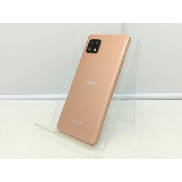 中古】SHARP mineo 【SIMフリー】 AQUOS sense6 ライトカッパー 6GB