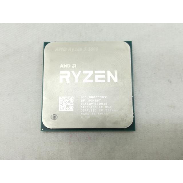 中古】AMD Ryzen 5 3600 (3.6GHz/TC:4.2GHz) BOX AM4/6C/12T/L3 32MB