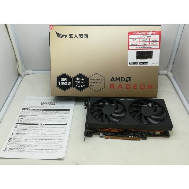 中古】玄人志向 RD-RX6600XT-E8GB/DF RX6600XT/8GB(GDDR6)【川崎】保証