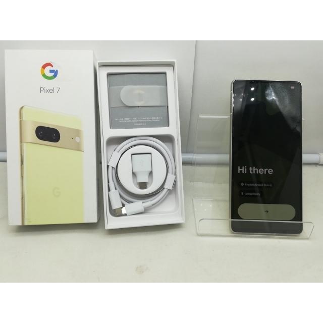 中古】Google UQmobile 【SIMフリー】 Pixel 7 レモングラス 8GB 128GB
