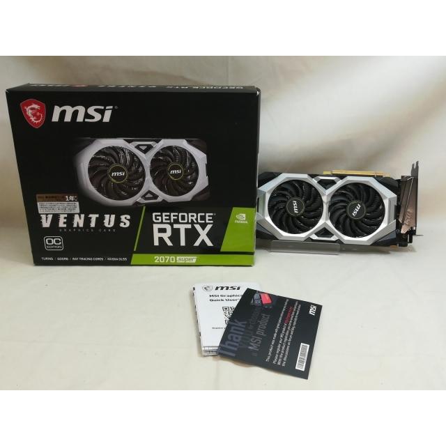 中古】MSI RTX2070 SUPER VENTUS OC RTX2070Super/8GB(GDDR6)/PCI-E