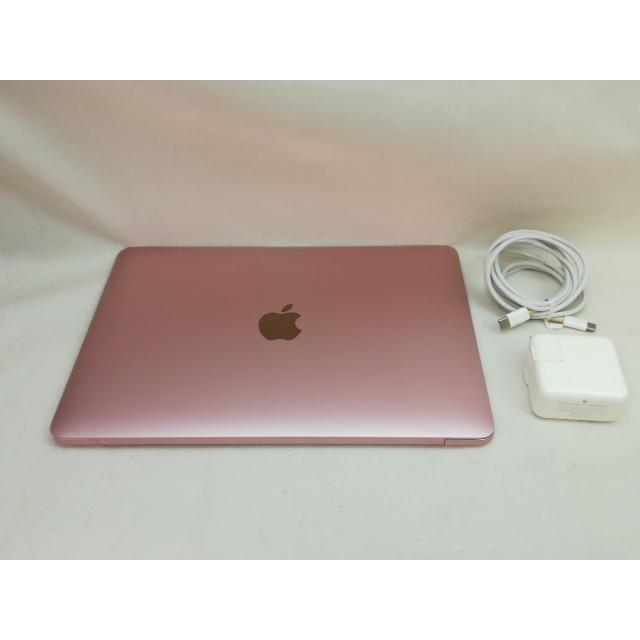 【中古】Apple MacBook 12インチ CTO (Early 2016) ローズゴールド Core m5 (1.2G)/8G/512G(SSD)/intel HD 515【川崎】保証期間１ヶ月【ランクC】の画像