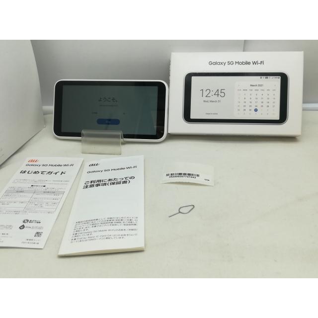 中古】SAMSUNG UQmobile 【SIMフリー】 Galaxy 5G Mobile Wi-Fi SCR01