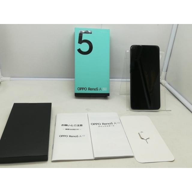 中古】Oppo ymobile 【SIMフリー】 OPPO Reno5 A eSIM対応版 シルバー 