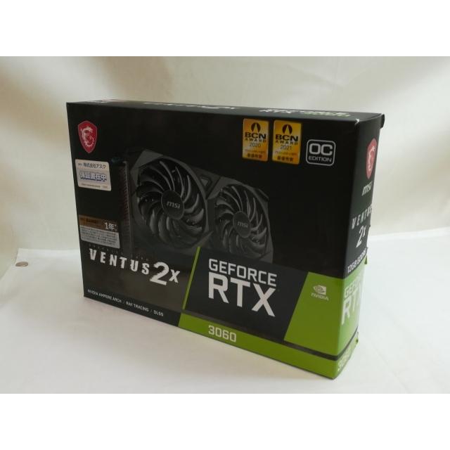 中古】MSI GeForce RTX 3060 VENTUS 2X 12G OC RTX3060/12GB(GDDR6