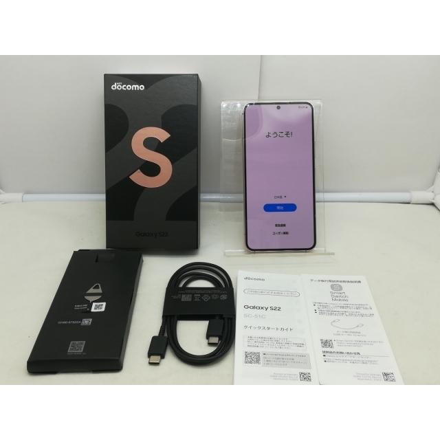 中古】SAMSUNG docomo 【SIMフリー】 Galaxy S22 ピンクゴールド 8GB