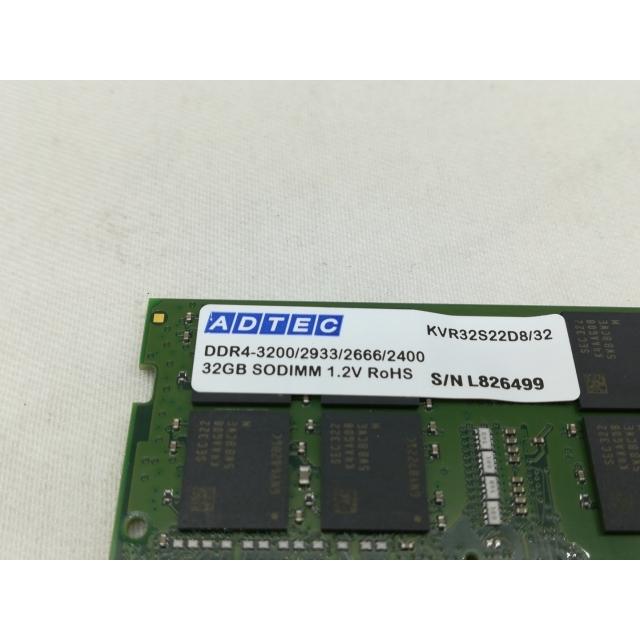 中古】260PIN 32GB DDR4-3200(PC4-25600) SODIMM【ノートPC用】【川崎