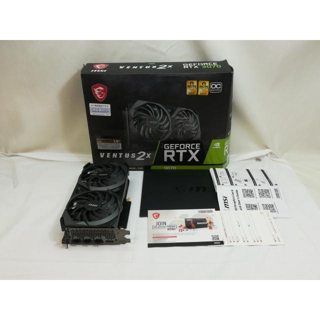 中古】MSI GeForce RTX 3070 VENTUS 2X 8G OC LHR RTX3070(LHR)/8GB