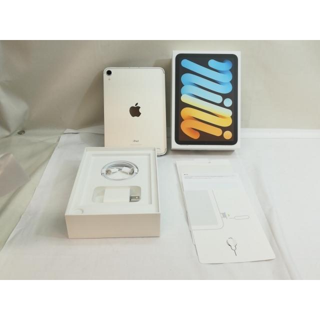 【中古】Apple docomo 【SIMフリー】 iPad mini（第6世代/2021） 64GB スターライト MK8C3J/A【川崎】保証期間１ヶ月【ランクC】の画像
