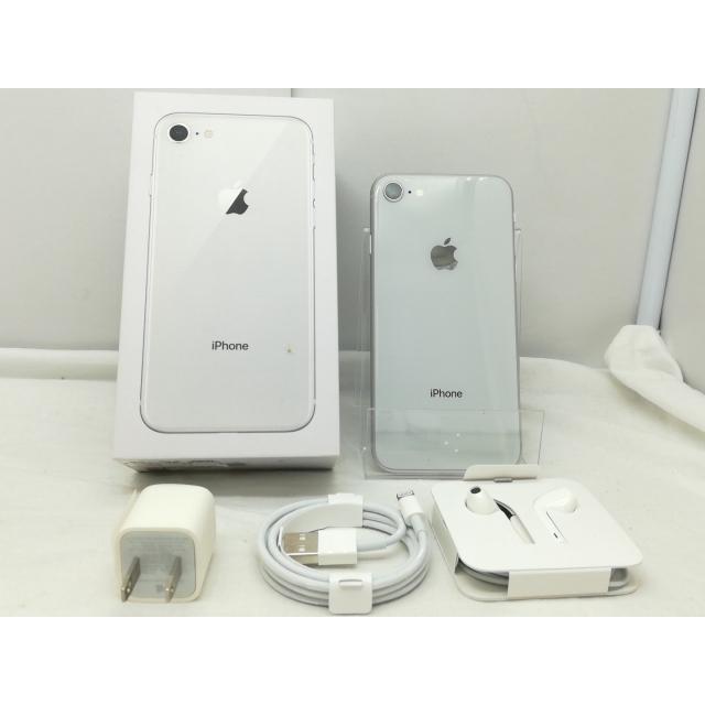 中古】Apple docomo 【SIMロック解除済み】 iPhone 8 64GB シルバー