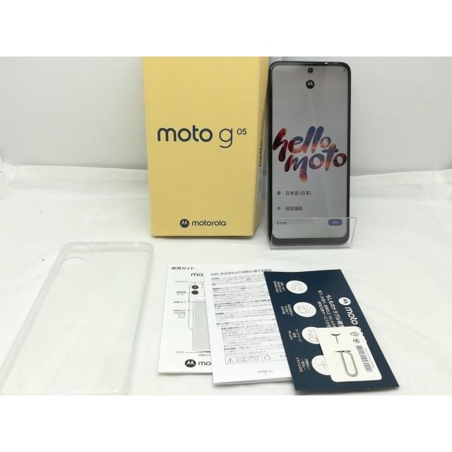 中古】MOTOROLA 国内版 【SIMフリー】 moto g05 フレッシュラベンダー