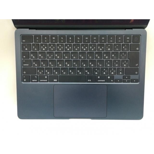 【中古】Apple MacBook Air 13インチ M3(CPU:8C/GPU:10C) 24GB/512GB ミッドナイト MC8Q4J/A (13インチ, M3, 2024)【川崎】保証期間１ヶ月【ランクA】の画像