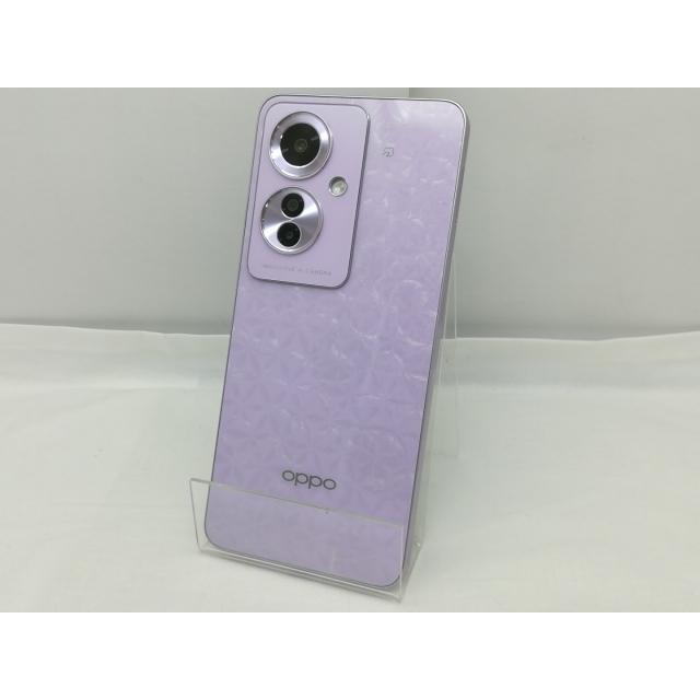 OPPO Reno11 A コーラルパープル　中古 中古】Oppo ymobile 【SIMフリー】 OPPO Reno11 A コーラルパープル