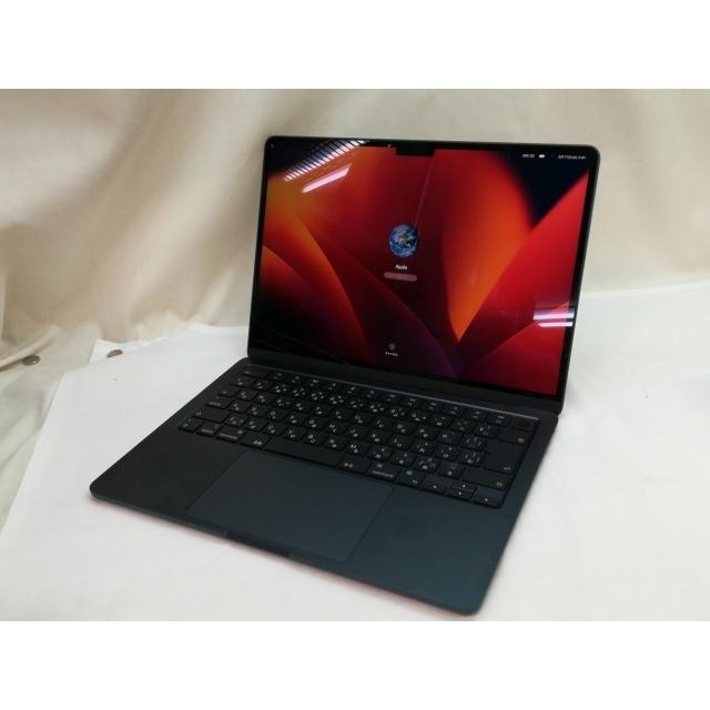 【中古】Apple MacBook Air 13インチ CTO (M2,2022) ミッドナイト M2(CPU:8C/GPU:10C)/16G/256G/30W AC【川崎】保証期間１ヶ月【ランクA】の画像