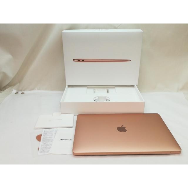 【中古】Apple MacBook Air 13インチ M1(CPU:8C/GPU:8C) 8GB/512GB ゴールド MGNE3J/A (M1・2020)【川崎】保証期間１ヶ月【ランクA】の画像