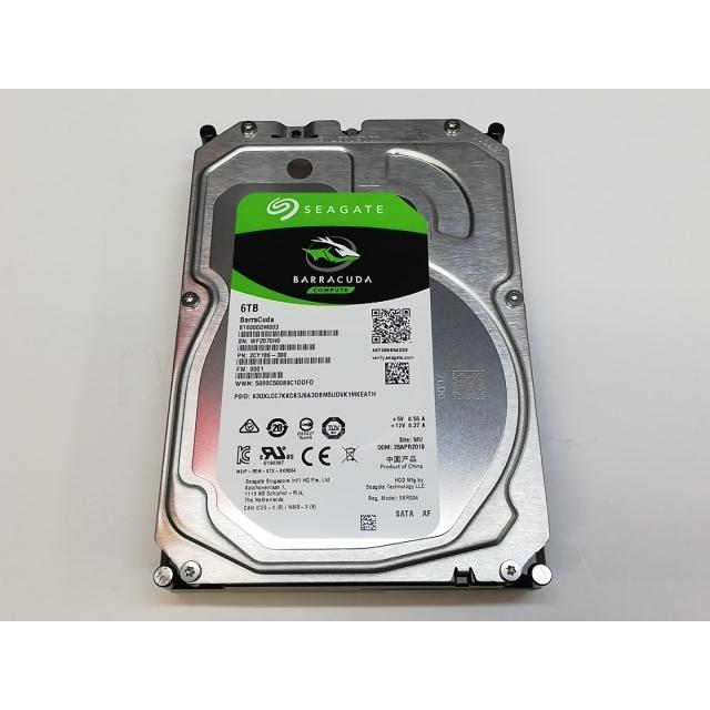 未使用品 SEAGATE BARRACUDA 6TB ST6000DM003 中古】Seagate ST6000DM003 6TB/5400rpm/256MB/6Gbps【川崎】保証期間