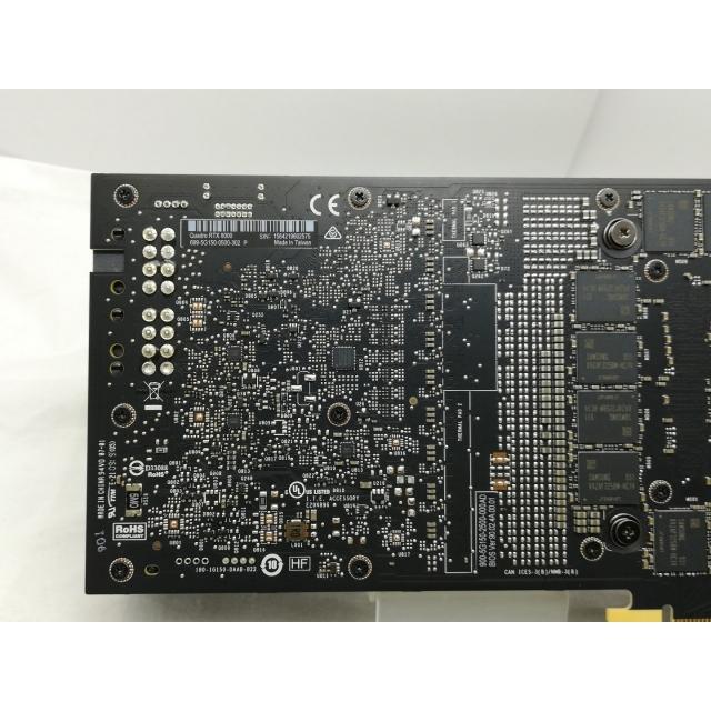中古】NVIDIA NVIDIA Quadro RTX 8000 48GB (GDDR6)【川崎】保証期間1