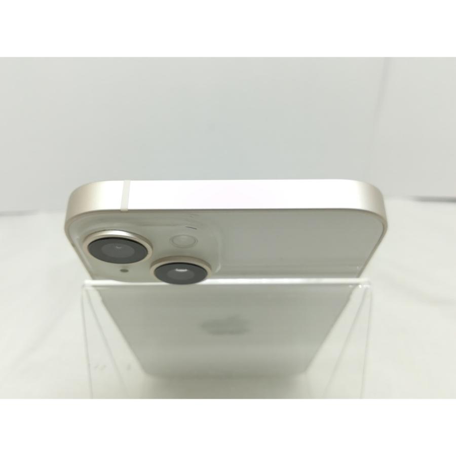 【中古】Apple SoftBank 【SIMフリー】 iPhone 14 128GB スターライト MPUQ3J/A【川崎】保証期間１ヶ月【ランクB】の画像