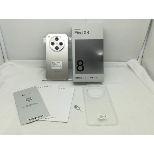 【中古】Oppo 国内版 【SIMフリー】 OPPO Find X8 スターグレー 16GB 512GB CPH2651【川崎駅前】保証期間１ヶ月【ランクA】の画像