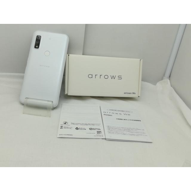 中古】Fujitsu au 【SIMフリー】 arrows We ホワイト 4GB 64GB FCG01