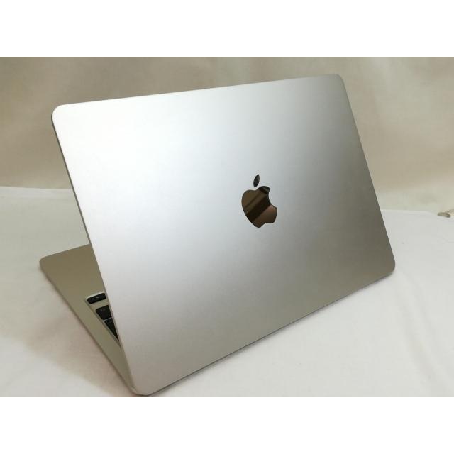 【中古】Apple MacBook Air 13インチ  M3(CPU:8C/GPU:8C) 8GB/256GB スターライト MRXT3J/A (13インチ, M3, 2024)【川崎】保証期間１ヶ月【ランクB】の画像