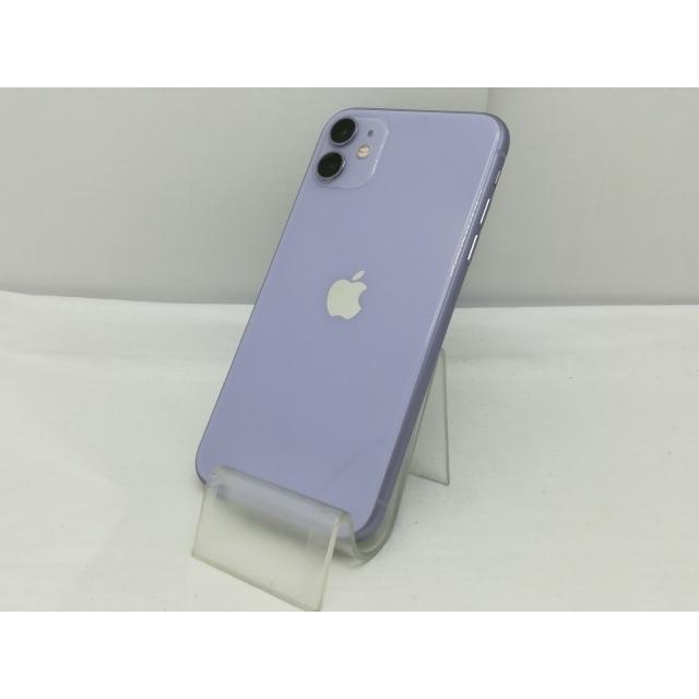 中古】Apple au 【SIMロック解除済み】 iPhone 11 64GB パープル