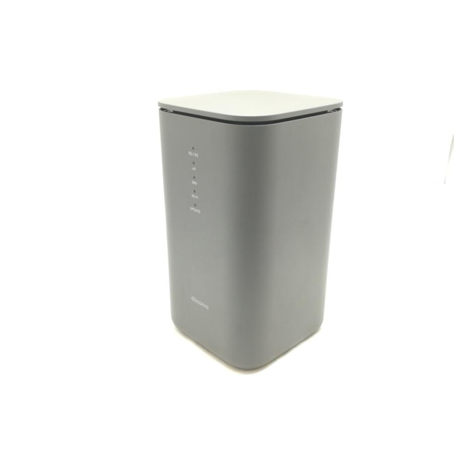中古】SHARP docomo 【SIMフリー】 home 5G HR02 [ダークグレー]【川崎
