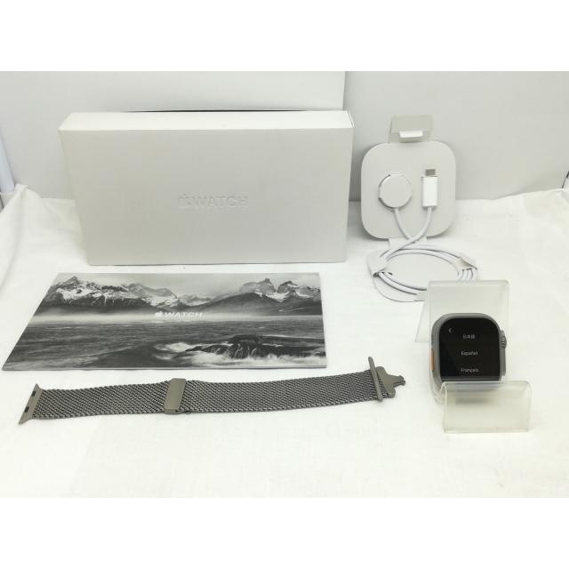 中古】Apple Watch Ultra3 49mm Cellular ナチュラルチタニウムケース