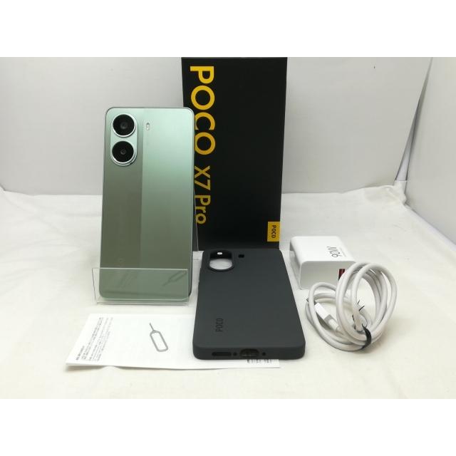 中古】Xiaomi 国内版 【SIMフリー】 Poco X7 Pro グリーン 8GB 256GB